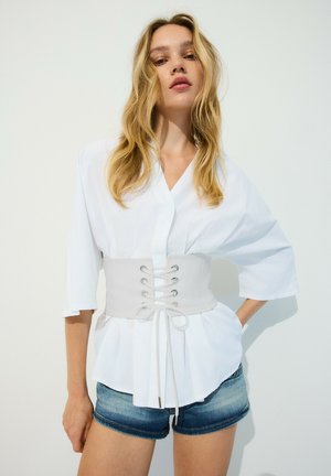 Stradivarius, CORSET BELT - Taillengürtel - beige