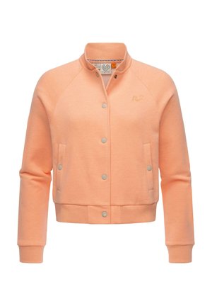 Sweater met rits - orange