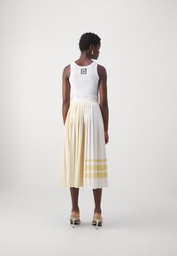 GANT PLEATED SKIRT - Rakott szoknya - cream
