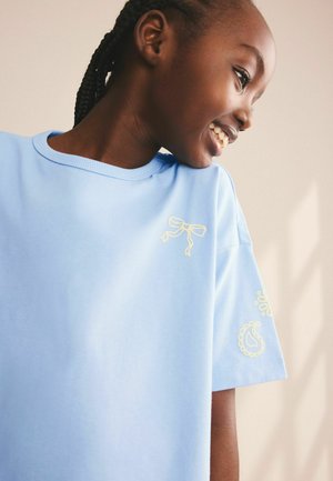 Next, REGULAR FIT - STRIPED SHORT PYJAMAS 2 PACK .SET - Pyjama - blue brown