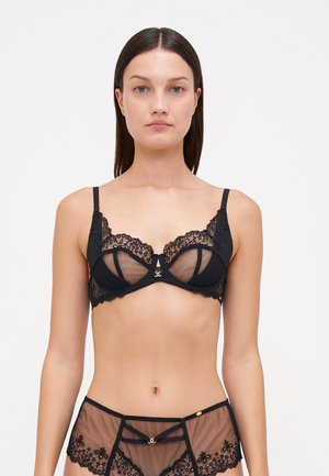 REBEL NON PADDED BALCONY BRA - Voorgevormde BH - black