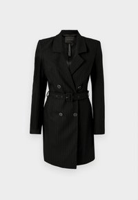 ZANITA STRIPE DRESS - Φόρεμα πουκάμισο - black/silver -coloured