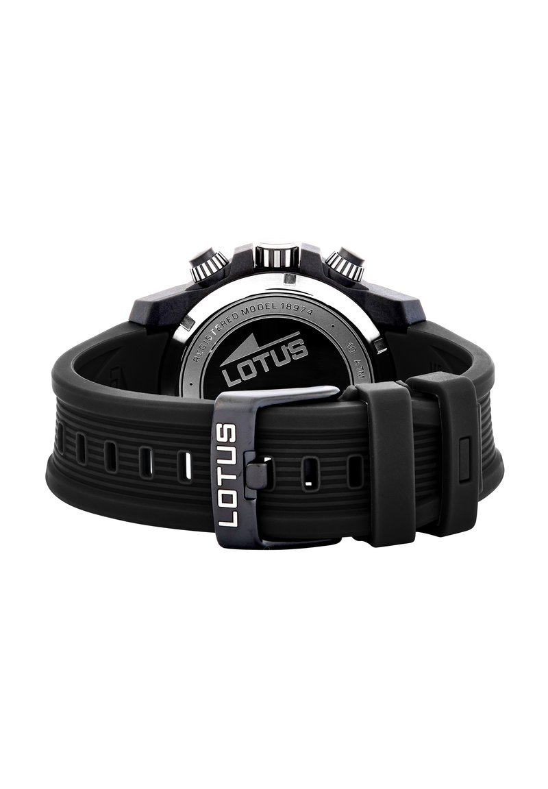 LOTUS Cronografo Chrono Black - Orologio Uomo In Acciaio Nero Con Data