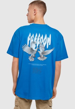 BIRDS OF PEACE - Print T-shirt - blue