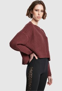 Urban Classics WIDE OVERSIZE  - Pullover - cherry