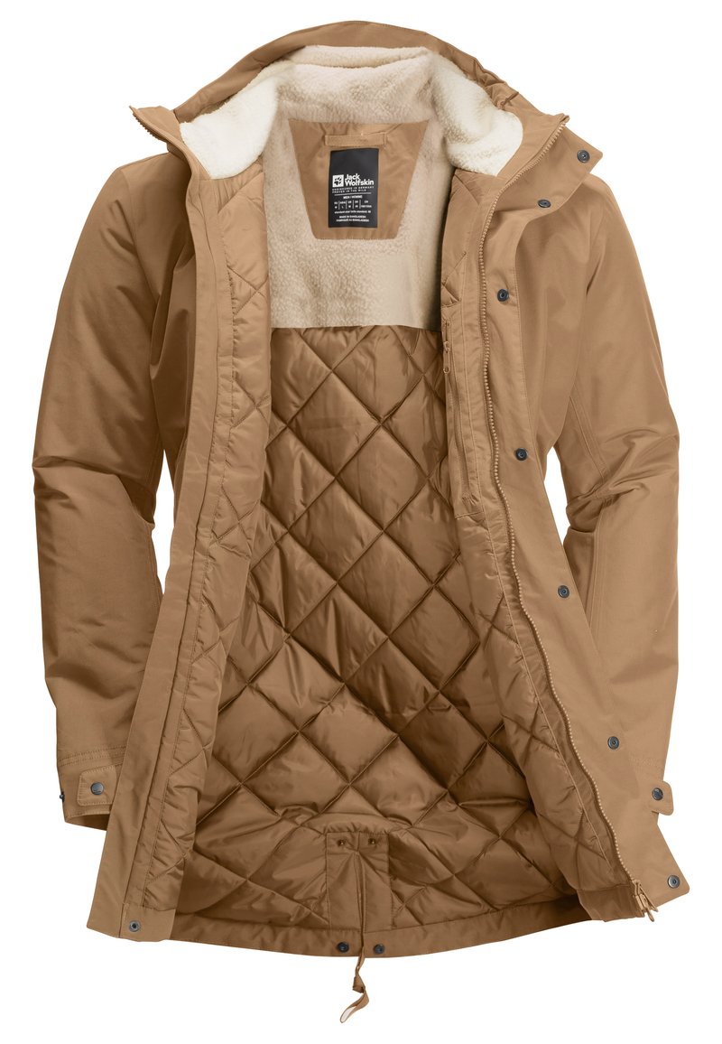 Jack Wolfskin GrÃ¼ne Parka Jacken Mantel Wolfskin Jack Wolfskin