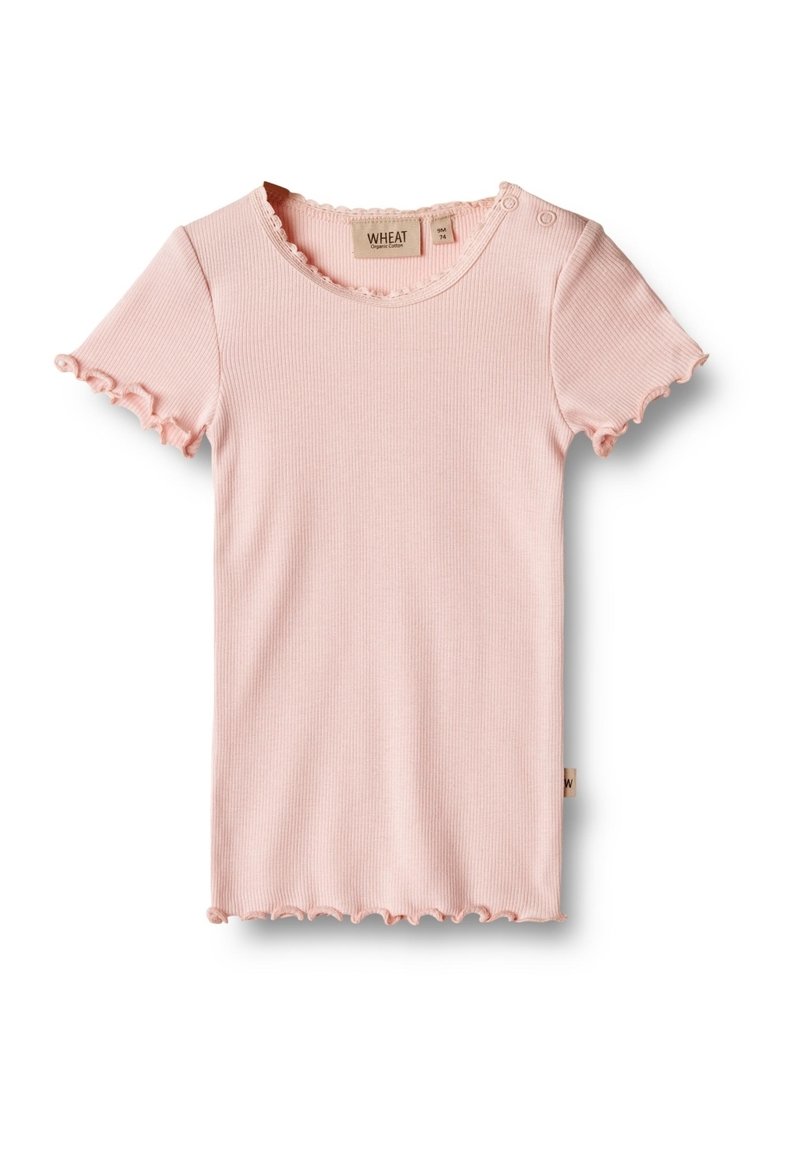 Wheat T-shirt basic roze Wheat T-shirt basic roze