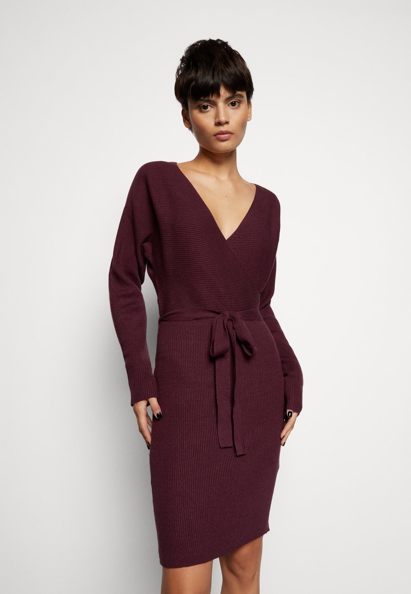 Vero Moda VNECK Vestido de tubo bordeaux/burdeos Zalando.es