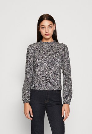 JDY JDYLOTUS FRILL TOP - Μπλούζα - sky captain