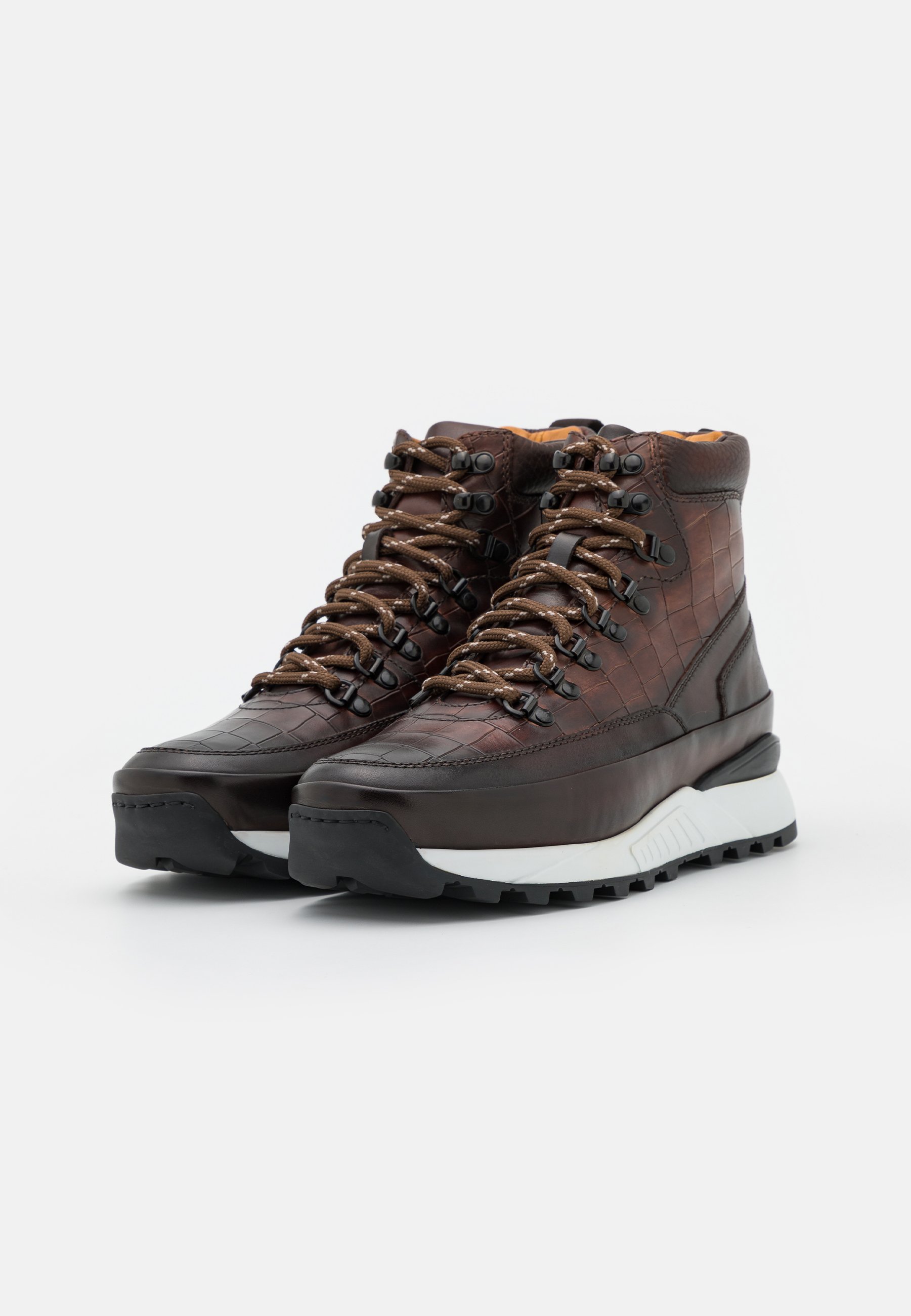 Magnanni BOLCHESTER - Veterboots - caoba/marron/donkerbruin - Zalando.be