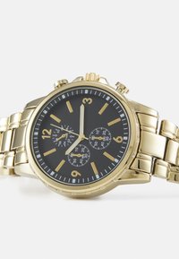 Pier One UNISEX - Relógio - gold-coloured/black