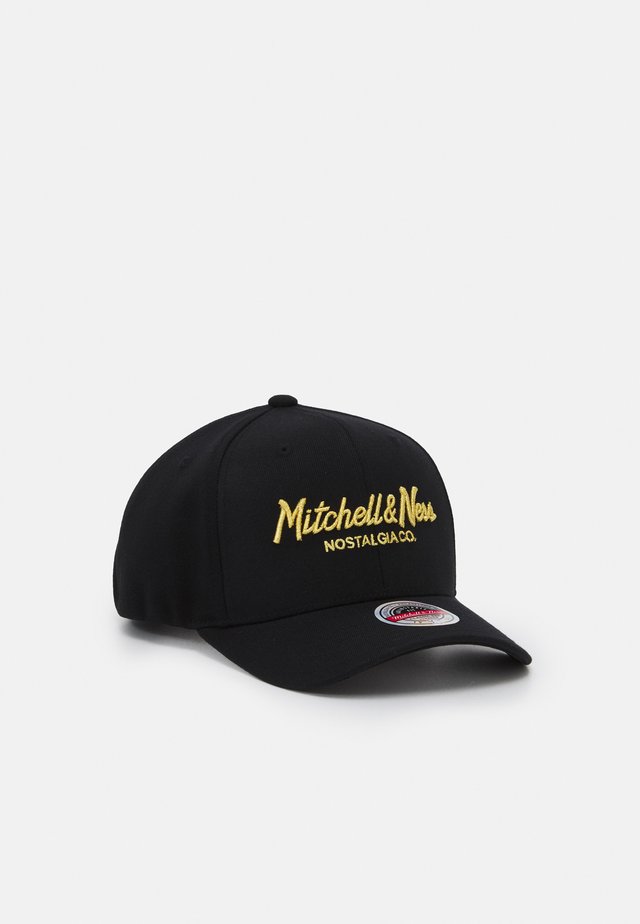 BRANDED PINSCRIPTREDLINE SNAPBACK - Lippalakki - black/gold