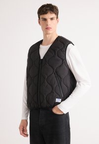 HUGO BOCOLINO - Strukirani kaput - black