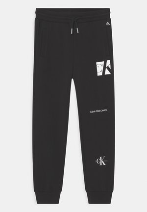 MULTI LOGO - Pantalones deportivos - black
