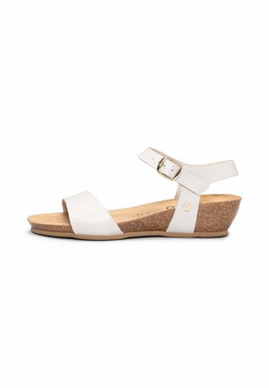 MiMao, BEQUIA - Sandalias de cuña - beige