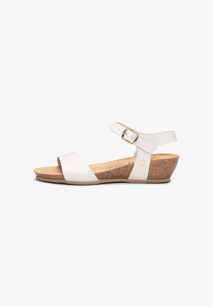 MiMao, BEQUIA - Sandalias de cuña - beige