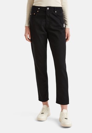 Straight leg jeans - black