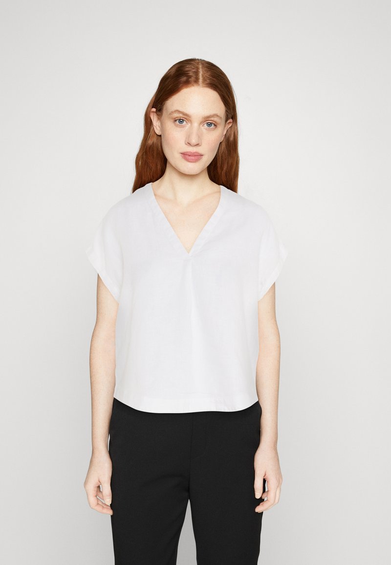 Esprit Collection FLIGHTER Tshirt basique white/blanc ZALANDO.FR