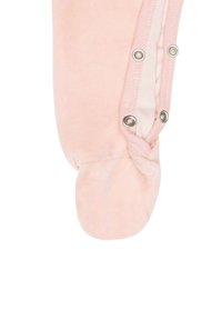 Sanetta STEIFF STRAMPLER BÄR LOGO DRUCKKNÖPFE - Dupačky na spaní - rosa