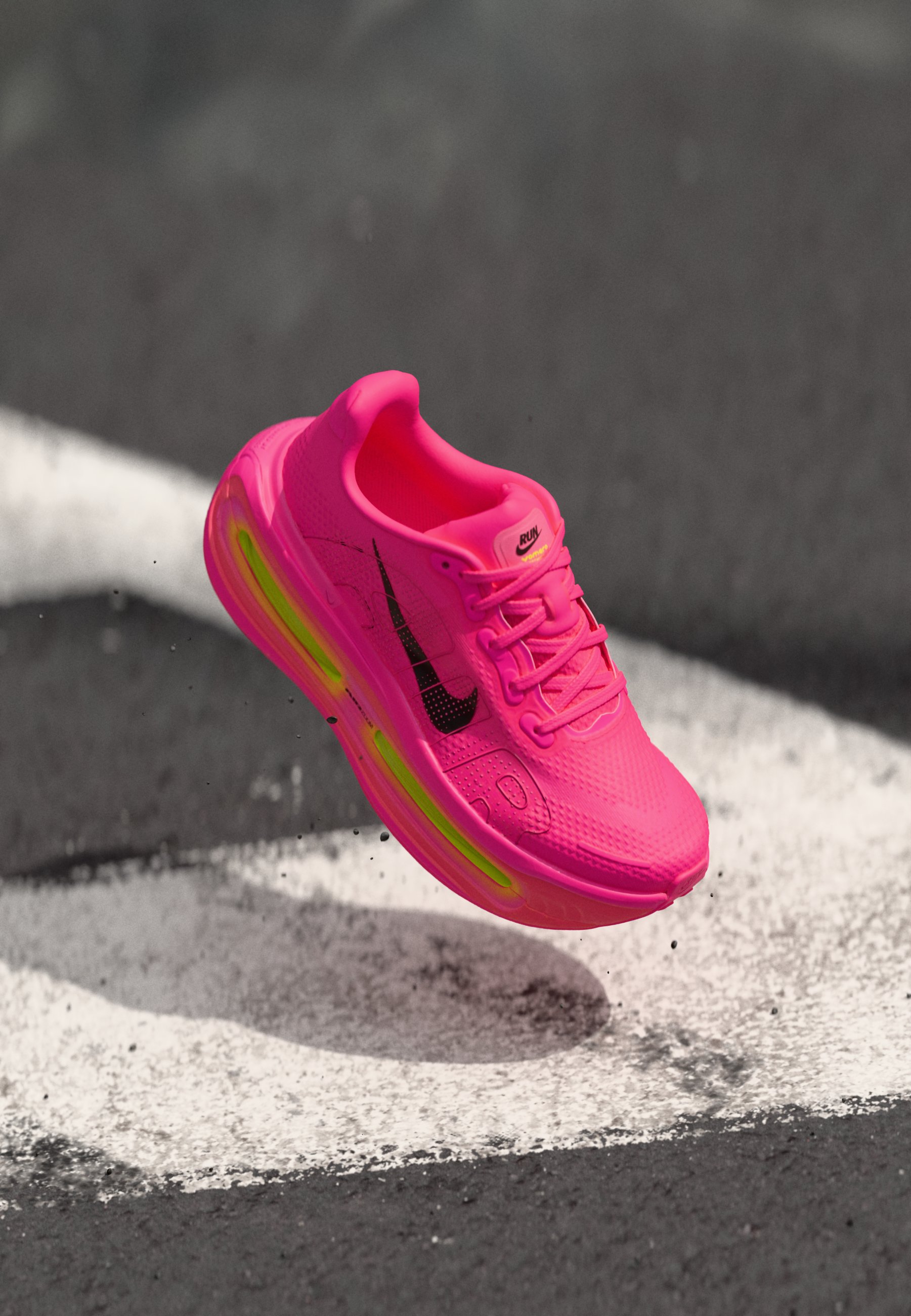 pink and neon nikes