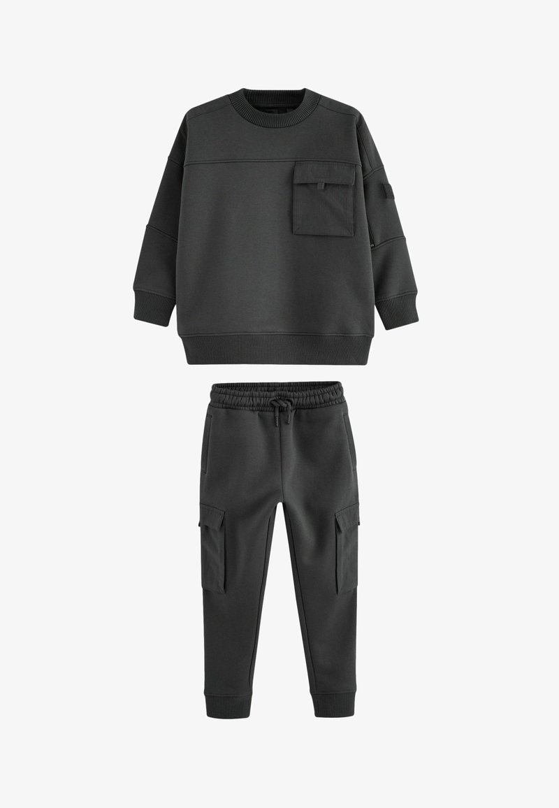 Next UTILITY CREW NECK SET - Survêtement - charcoal grey