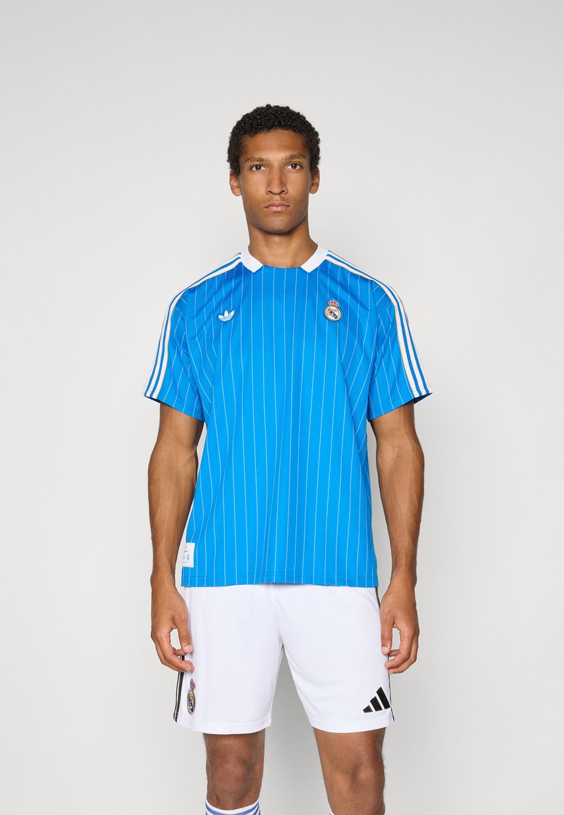 adidas Originals REAL MADRID ICON  - T-shirt con stampa - bluebird/white