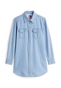 REGULAR DRESS - Shirt dress - denim light