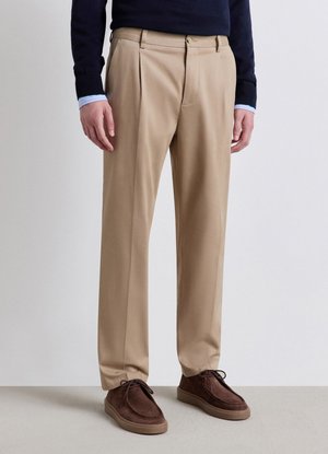 Calliope, PANTALONE LUNGO TINTA UNITA - Stoffhose - beige scuro