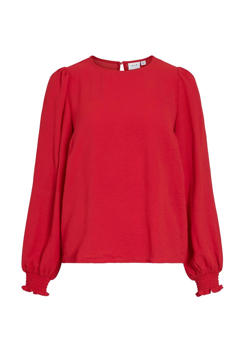 VILA VIMAY LONGSLEEVE - Bluse - mars red/rød - Zalando.no
