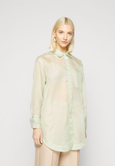 WOOD WOOD BETH CRINKLED SHIRT - Blusa com botões - light green