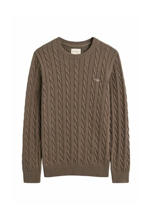 GANT, Svetrík - faded taupe