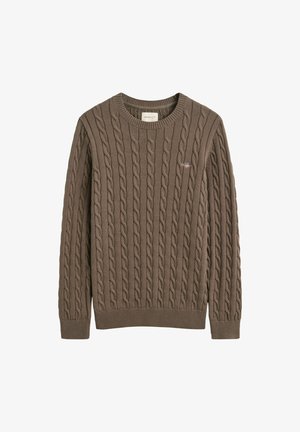 GANT, Svetrík - faded taupe