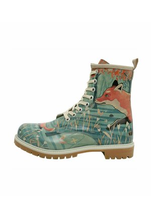 Winter boots - grün-orange