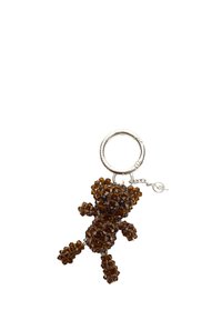 BEADED BEAR - Nøgleringe - dark brown