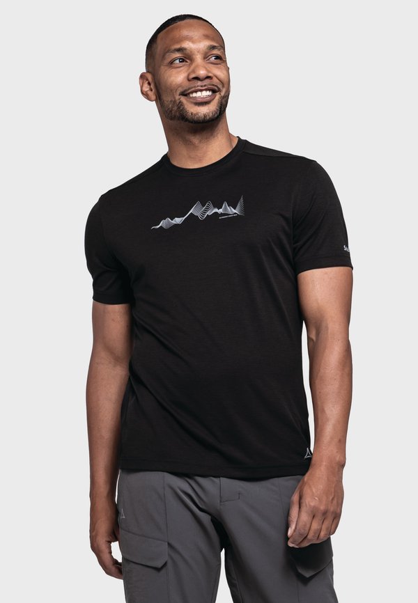 CIRC SULTEN - Sport T-Shirt - schwarz