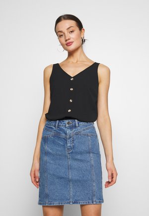 VMSASHA BUTTON - Blusa - black