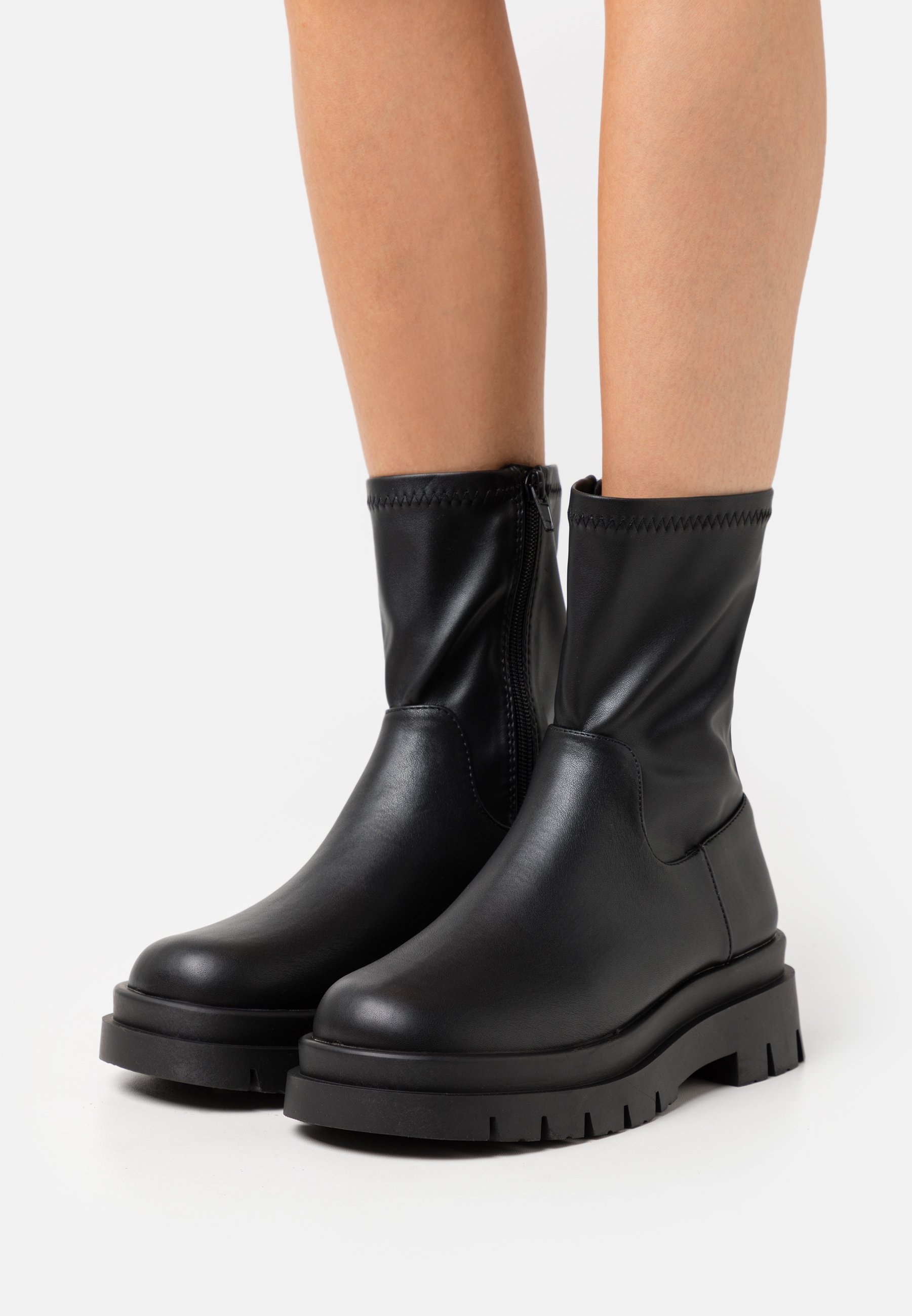 vegan platform combat boots