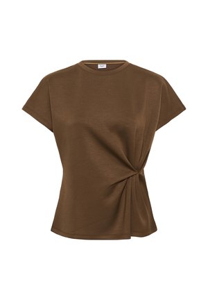 Saint Tropez, THEOSZ - T-Shirt print - dark earth