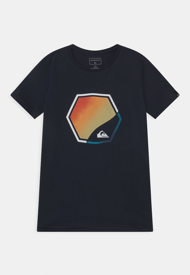 FADING OUT - Print T-shirt - navy blazer