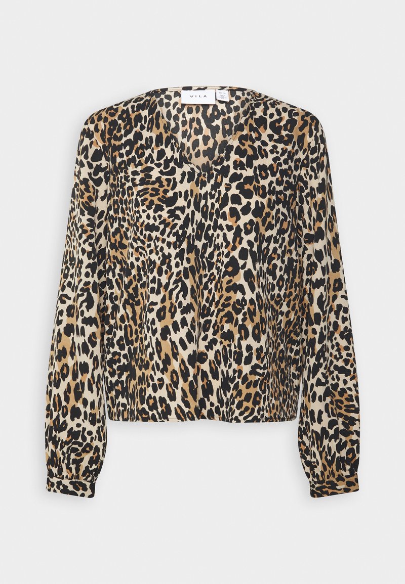 Vila Blouse donkerbruin Vila Blouse donkerbruin