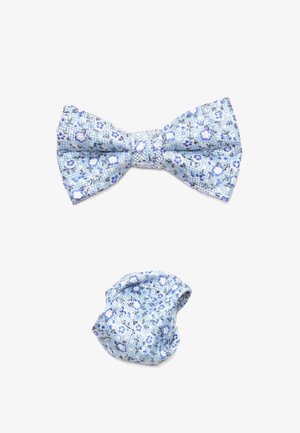 Real Guys, SET MIT DEZENTEM BLUMENMUSTER - Pocket square - hellblau