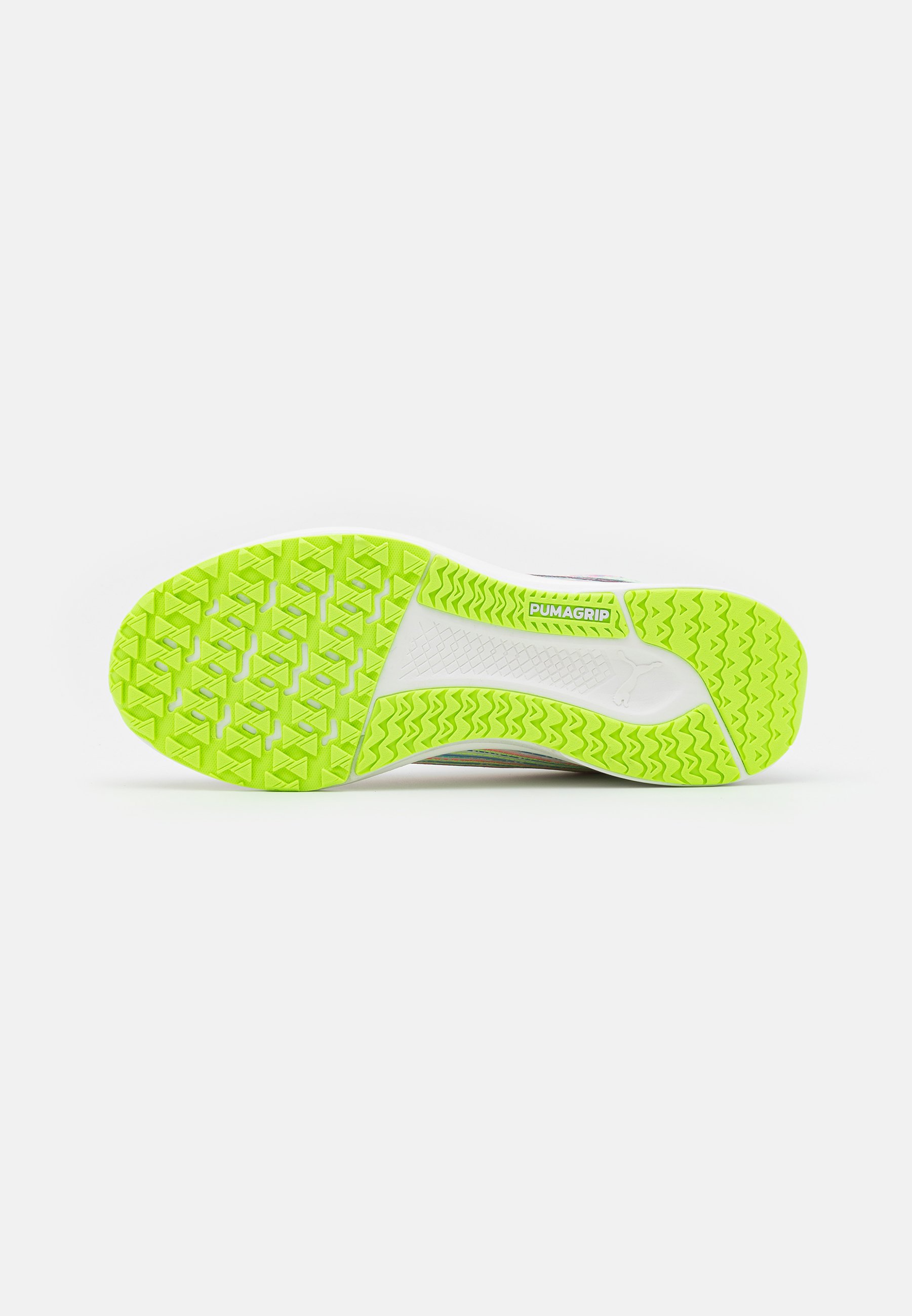 Puma VELOCITY NITRO SP - Neutral running shoes - white/spellbound/green  glare/white - Zalando.co.uk
