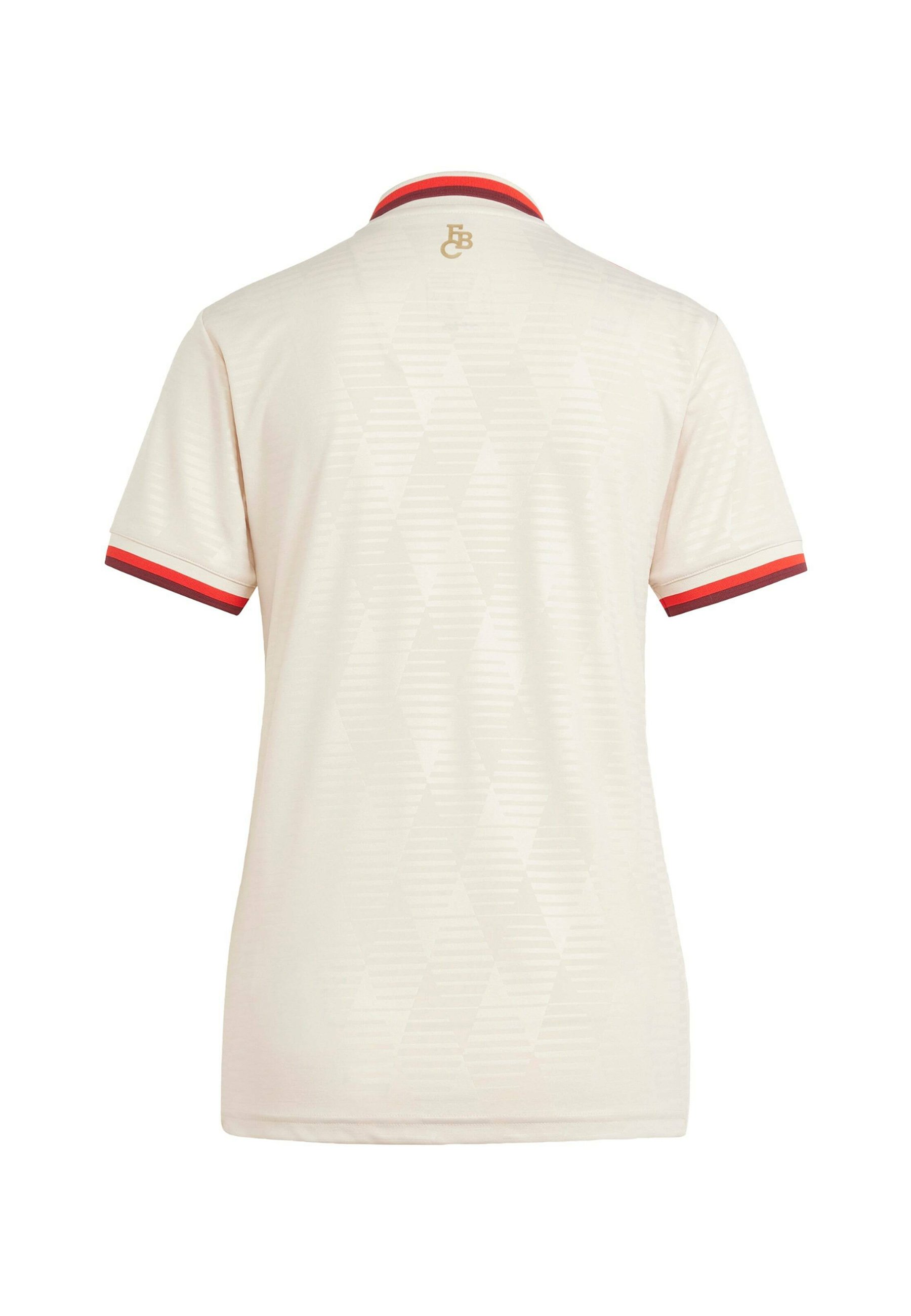 adidas FC Bayern Munich ポロシャツ クリーム adidas Performance FC BAYERN MÜNCHEN - Club wear - linen/off