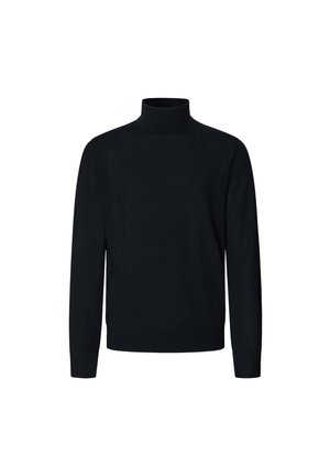 Hackett London ROLL NECK - Strickpullover - midnight blue