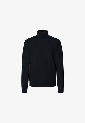 Hackett London ROLL NECK - Jersey de punto - midnight blue
