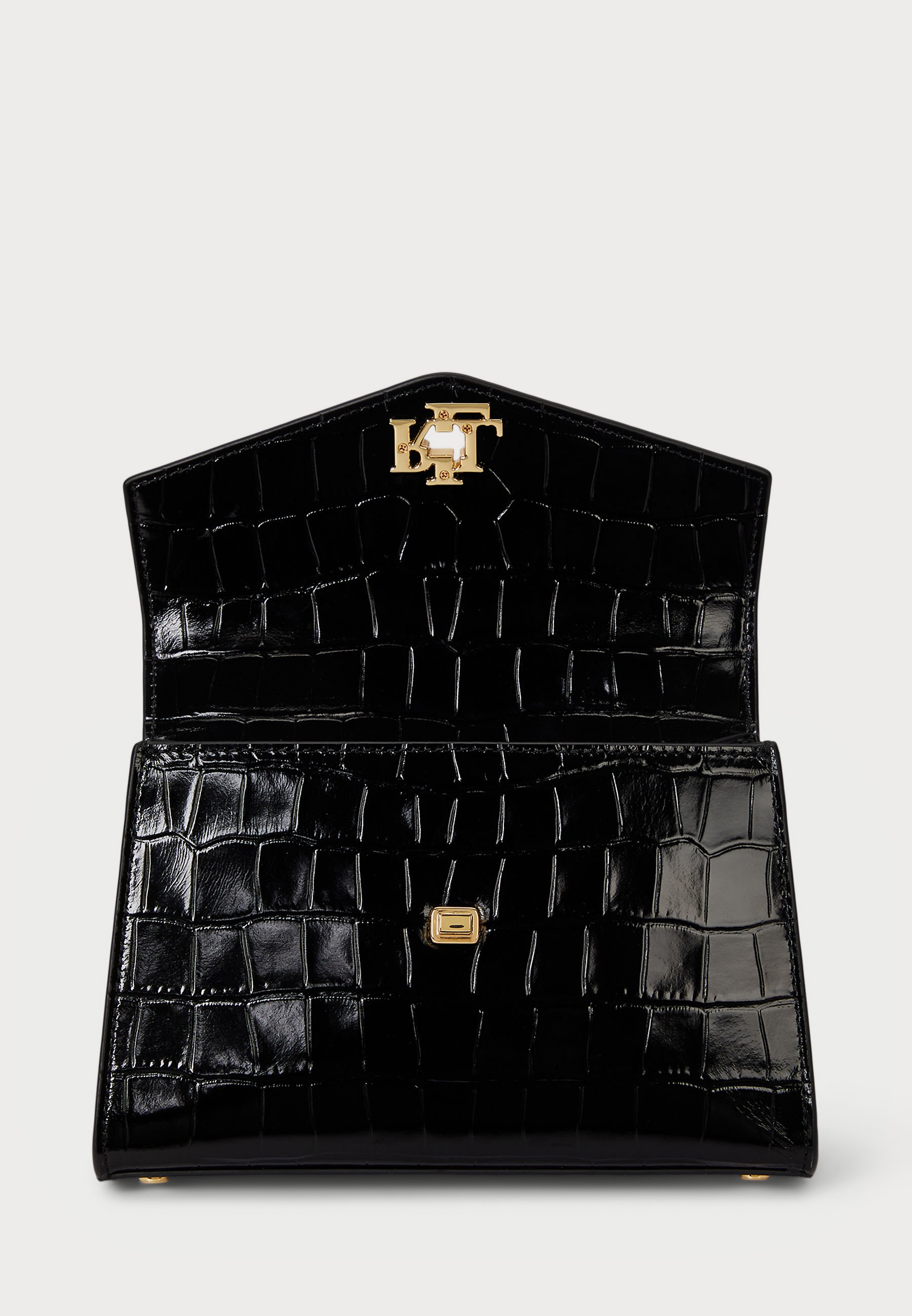 Lauren Ralph Lauren CROCODILE-EMBOSSED SMALL FARRAH SATCHEL - Mala