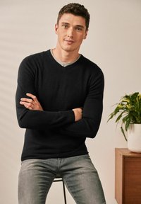 Next SOFT TOUCH V-NECK - Sweter
