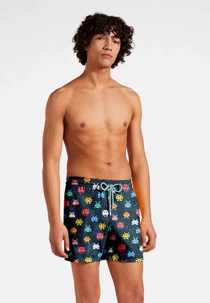 INVADERS - Swimming shorts - blue