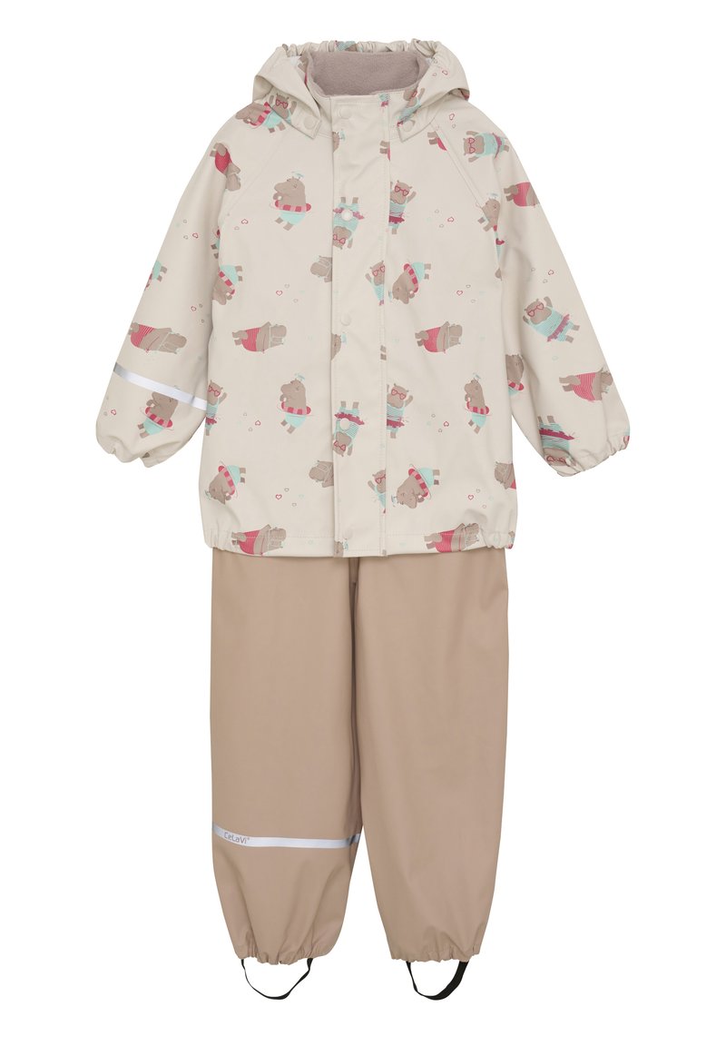 CeLaVi CERAIN SET - Vodotěsná bunda - warm taupe