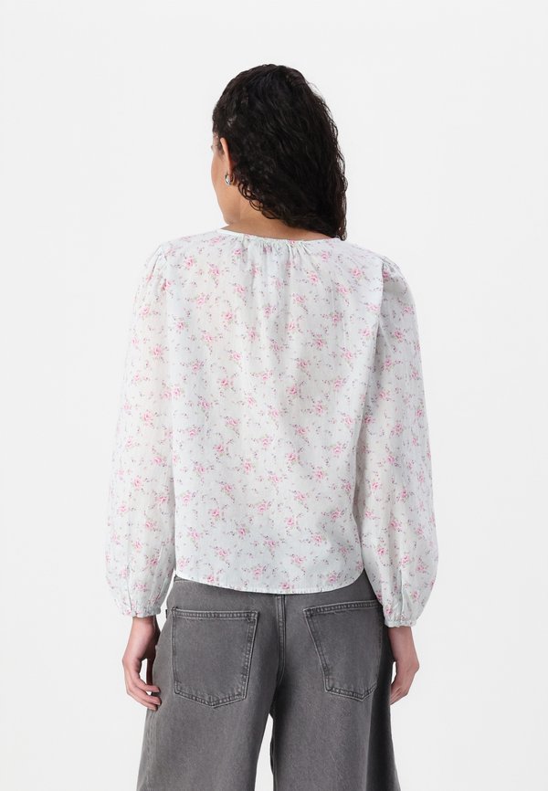 RUFFLE TRIM - Button-down blouse - mint4